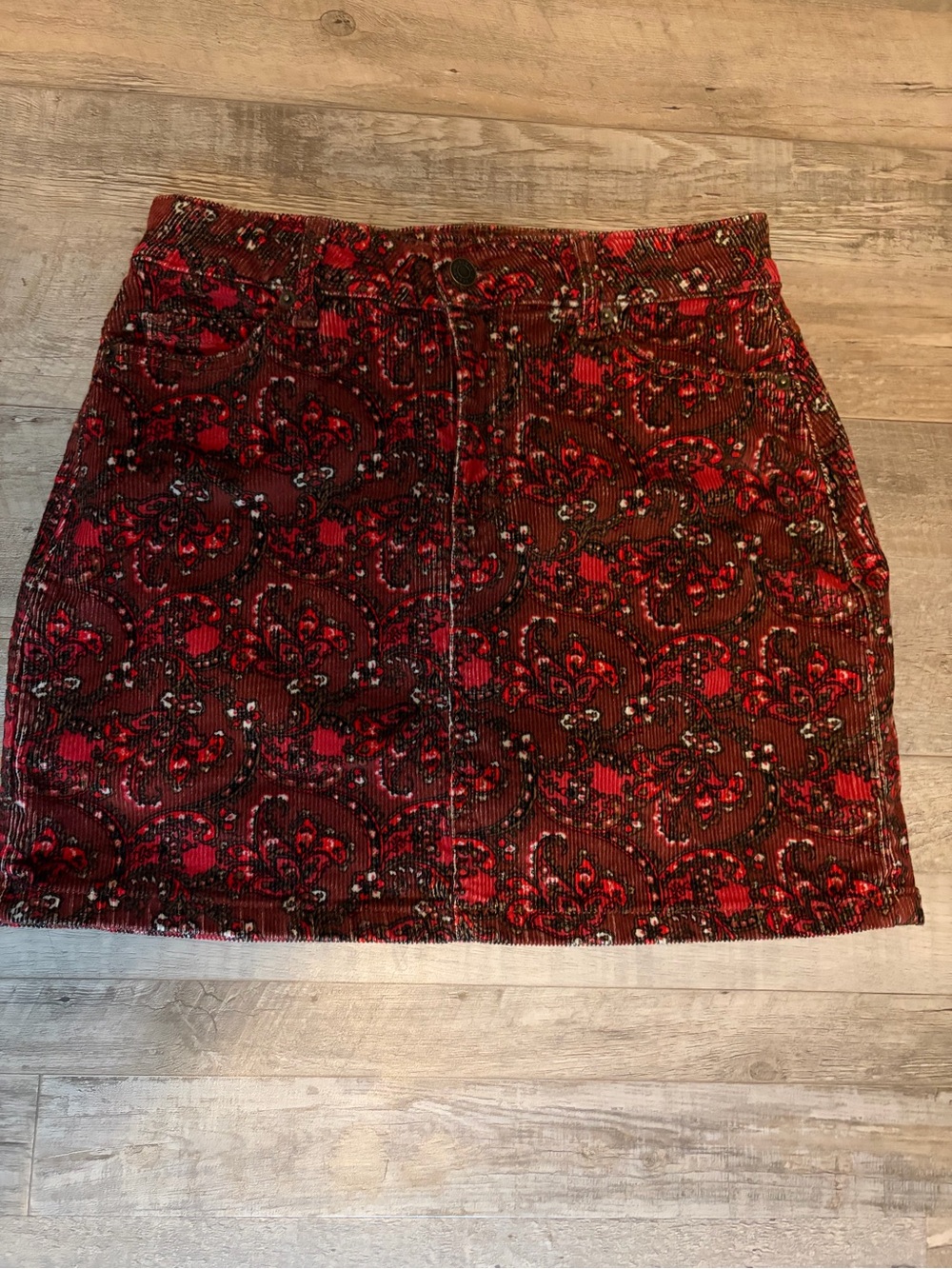 Scenario Paisley Mini Skirt
